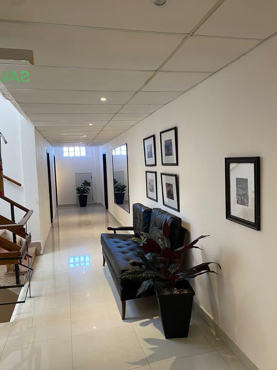 Pasillo hacia las habitaciones