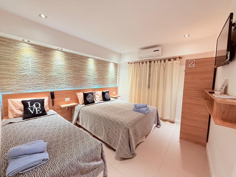 Habitación con dos camas
